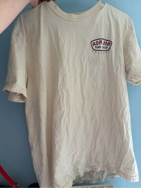 Ron Jon Surf Shop Men's Cream Logo T-Shirt